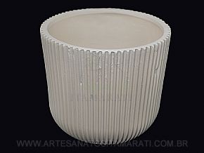 Detalhes do produto Cachepô Friso P